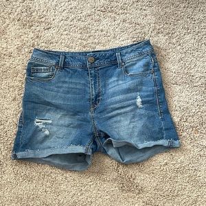 Straight Denim shorts